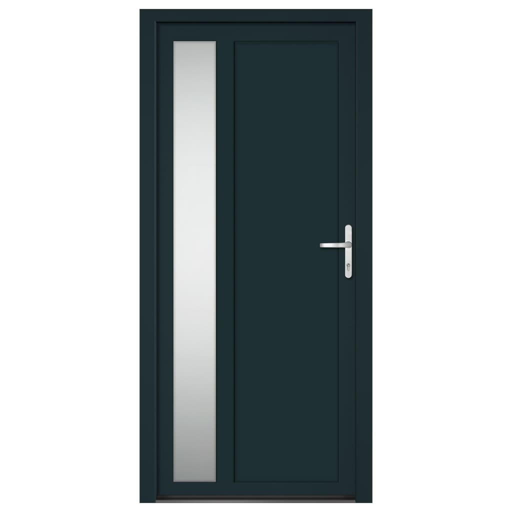 Porta Ingresso Antracite 98x208 cm in PVCcod mxl 94066