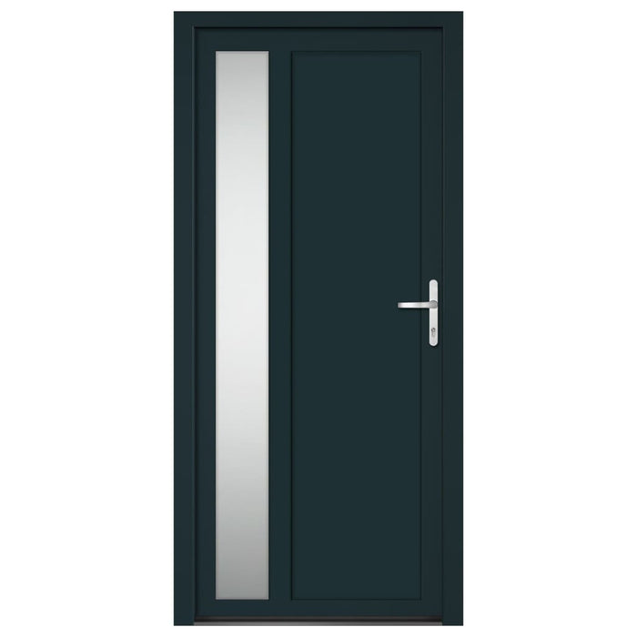 Porta Ingresso Antracite 98x208 cm in PVCcod mxl 94066