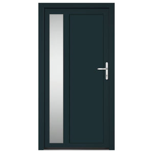 Porta Ingresso Antracite 108x208 cm in PVC 3157105