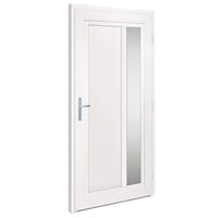 Porta Ingresso Antracite 108x208 cm in PVC 3157105