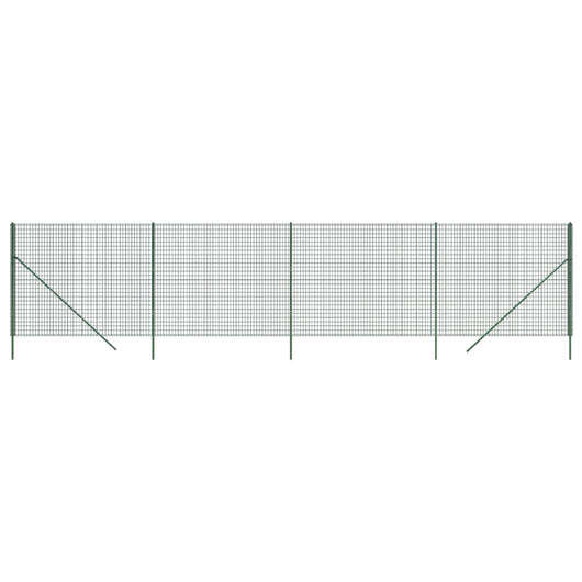 Recinzione Metallica Verde 2,2x10 m in Acciaio Zincatocod mxl 105509