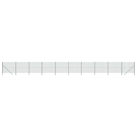 Recinzione Metallica Verde 1,6x25 m in Acciaio Zincatocod mxl 95155