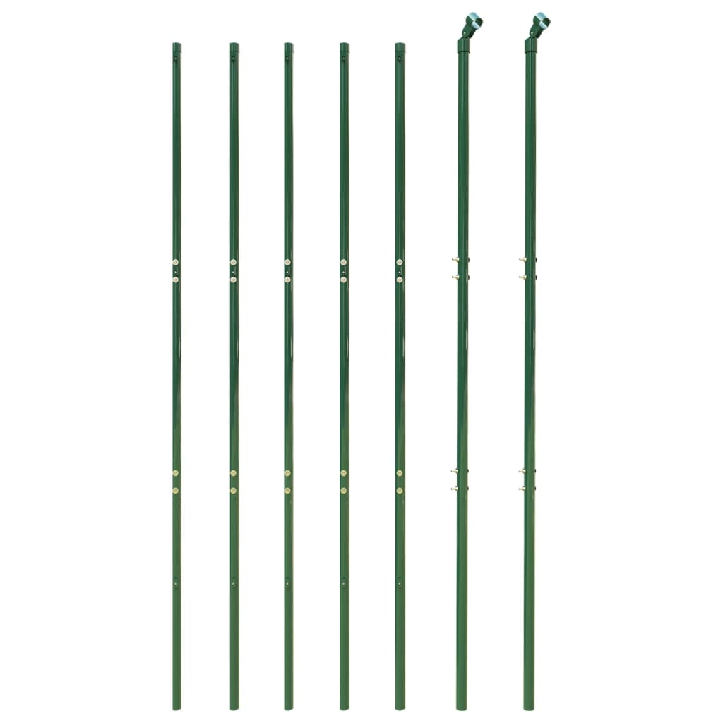 Recinzione Metallica con Picchetti Ancoraggio Verde 2,2x10 mcod mxl 95146