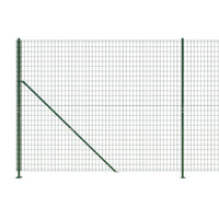 Recinzione Metallica con Flangia Verde 2x25 m 154158