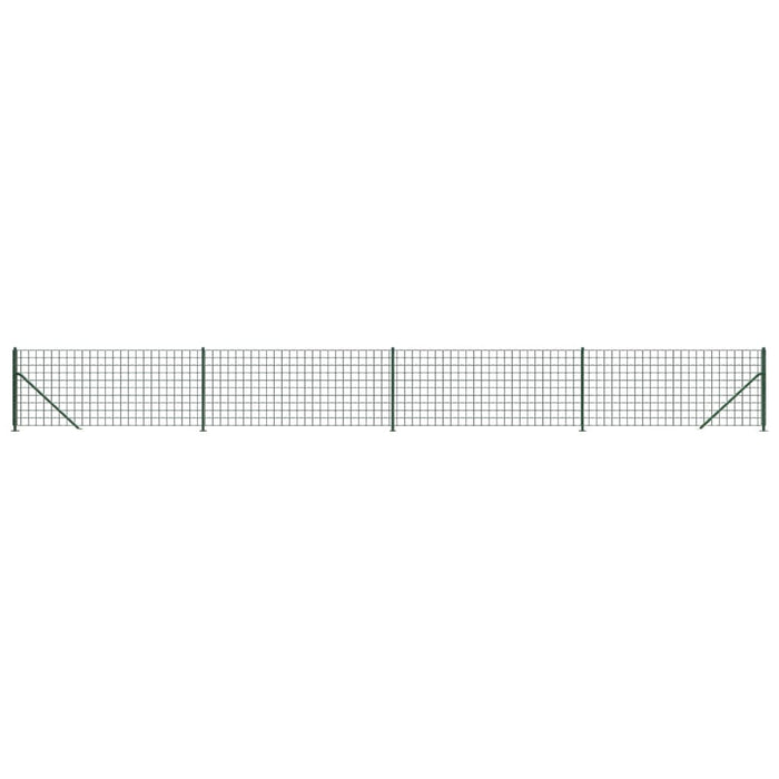 Recinzione Metallica con Flangia Verde 0,8x10 mcod mxl 134724