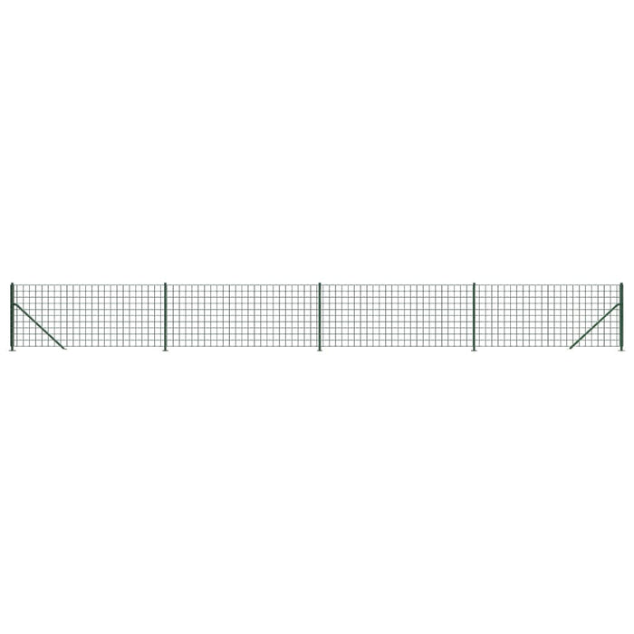 Recinzione Metallica con Flangia Verde 1,1x10 mcod mxl 95164