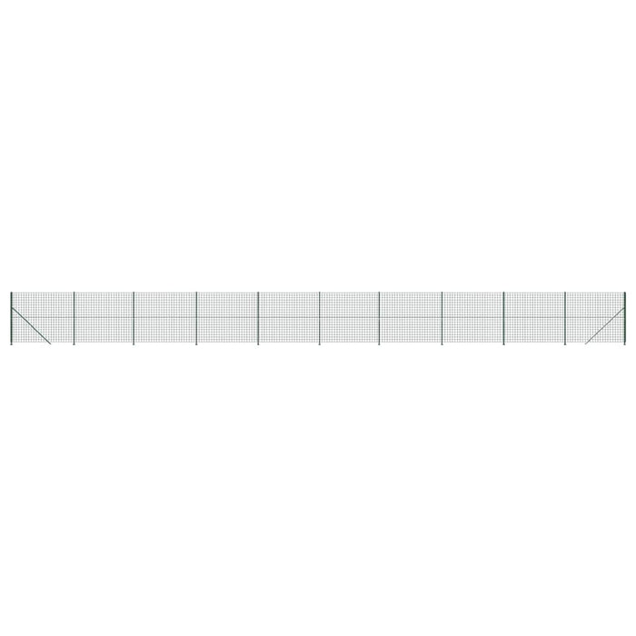 Recinzione Metallica con Flangia Verde 1,8x25 m