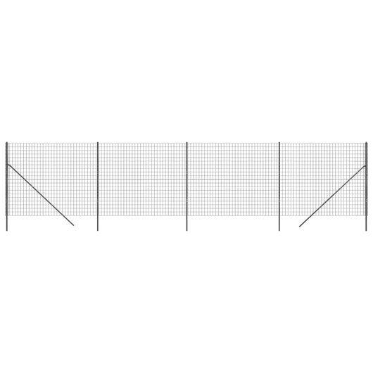 Recinzione Metallica Antracite 2,2x10 m in Acciaio Zincatocod mxl 86719