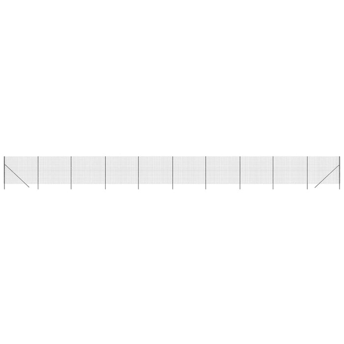 Recinzione Metallica Antracite 1,6x25 m in Acciaio Zincato 154220