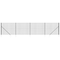 Recinzione Metallica con Picchetti Ancoraggio Antracite 1,8x10mcod mxl 129414