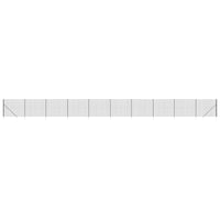 Recinzione Metallica con Picchetti Ancoraggio Antracite 1,6x25m 154252