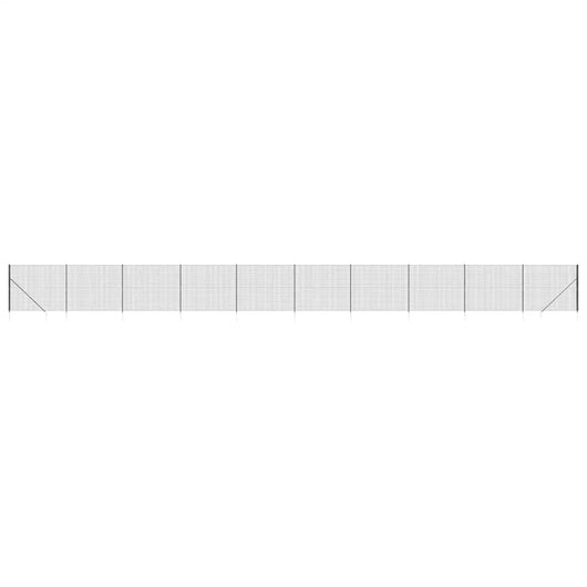 Recinzione Metallica con Picchetti Ancoraggio Antracite 2,2x25m 154255