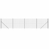 Recinzione Metallica con Picchetti Ancoraggio Antracite 2,2x10mcod mxl 129535