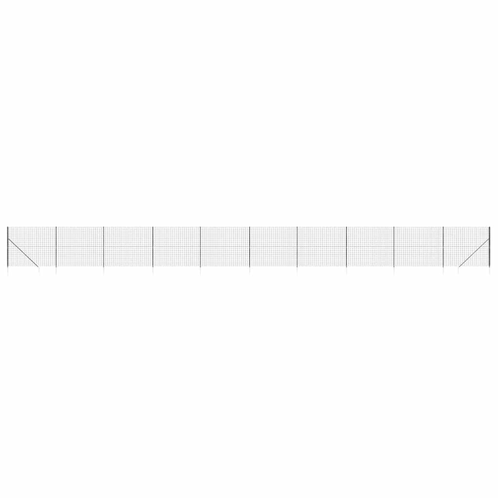 Recinzione Metallica con Picchetti Ancoraggio Antracite 1,4x25mcod mxl 73441