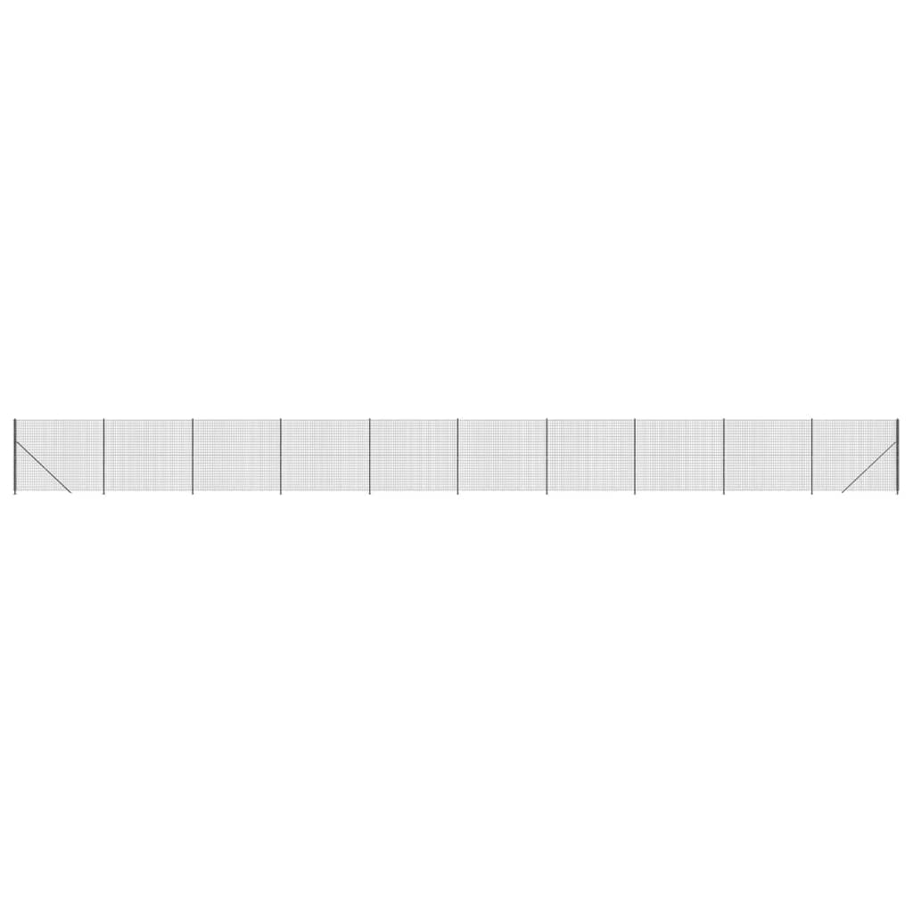 Recinzione Metallica con Flangia Antracite 1,6x25 m 154300