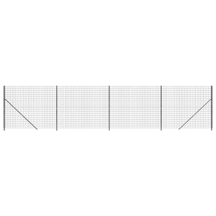 Recinzione Metallica con Flangia Antracite 2,2x10 m 154311