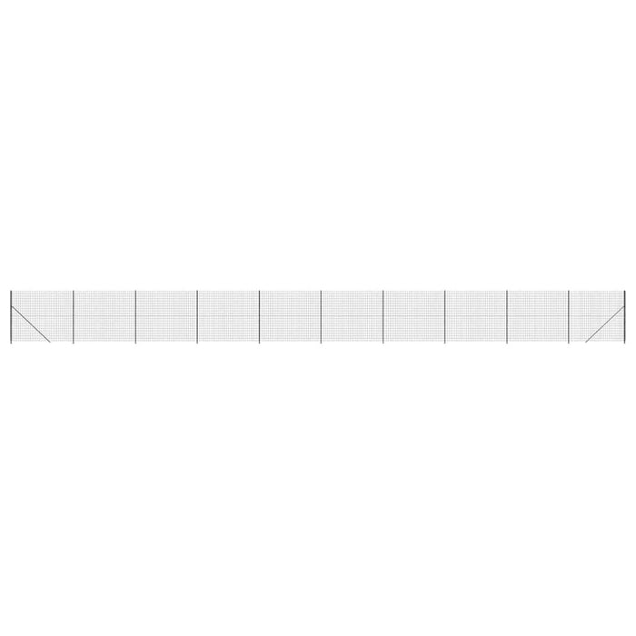 Recinzione Metallica con Flangia Antracite 2x25 m 154318