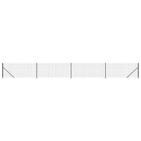 Recinzione Metallica con Flangia Antracite 0,8x10 m 154320