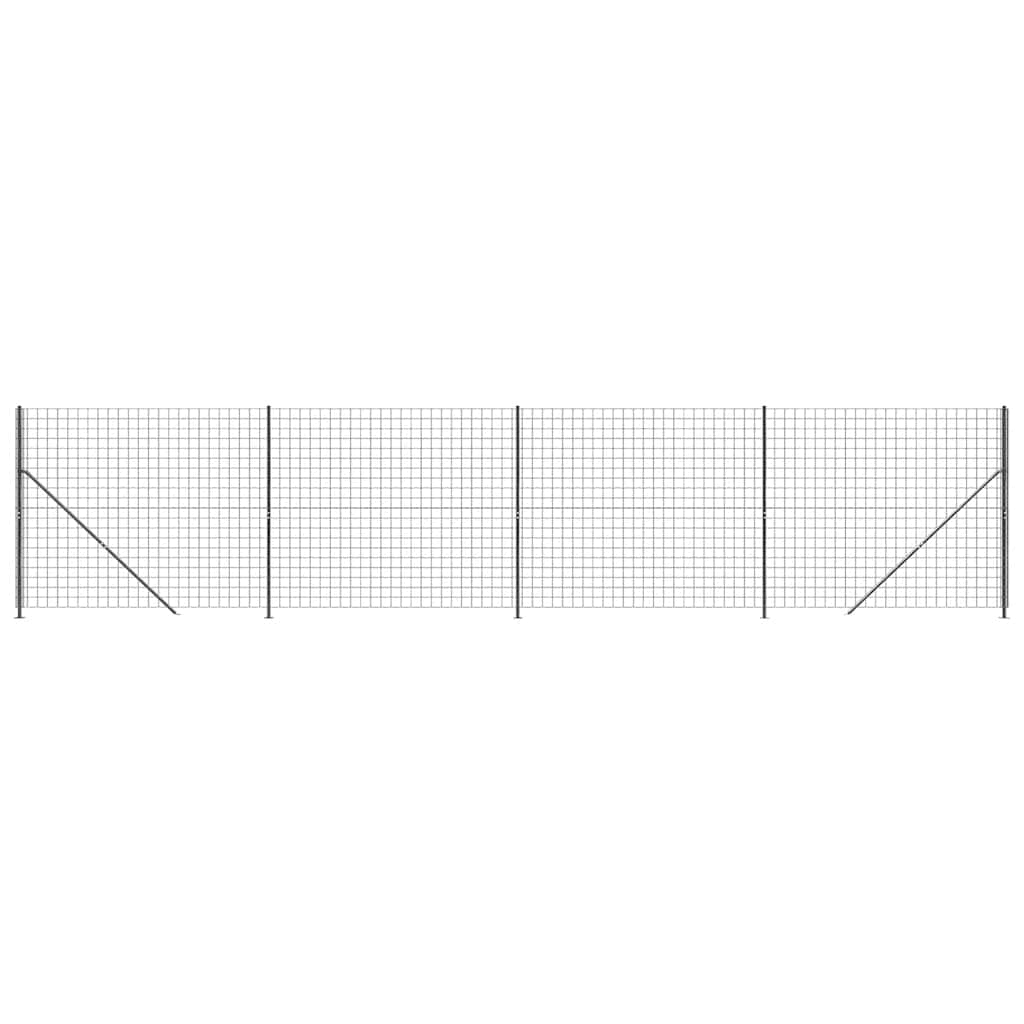 Recinzione Metallica con Flangia Antracite 1,4x10 mcod mxl 119114