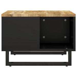 Tavolino da Salotto 60x50x35 cm in Legno Massello di Mango 352865