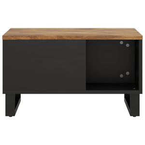 Tavolino da Salotto 60x50x35 cm in Legno Massello di Mango