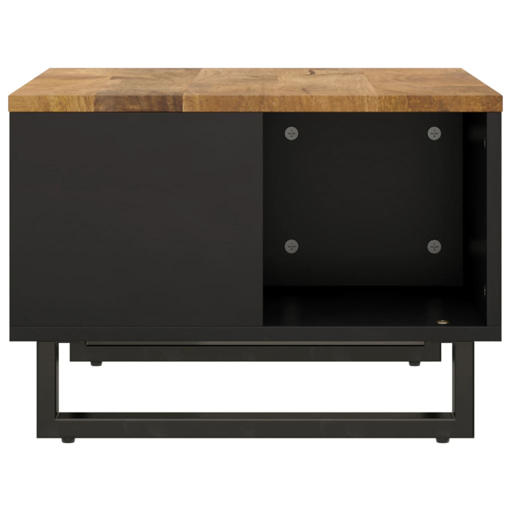 Tavolino da Salotto 60x50x35 cm in Legno Massello di Mango