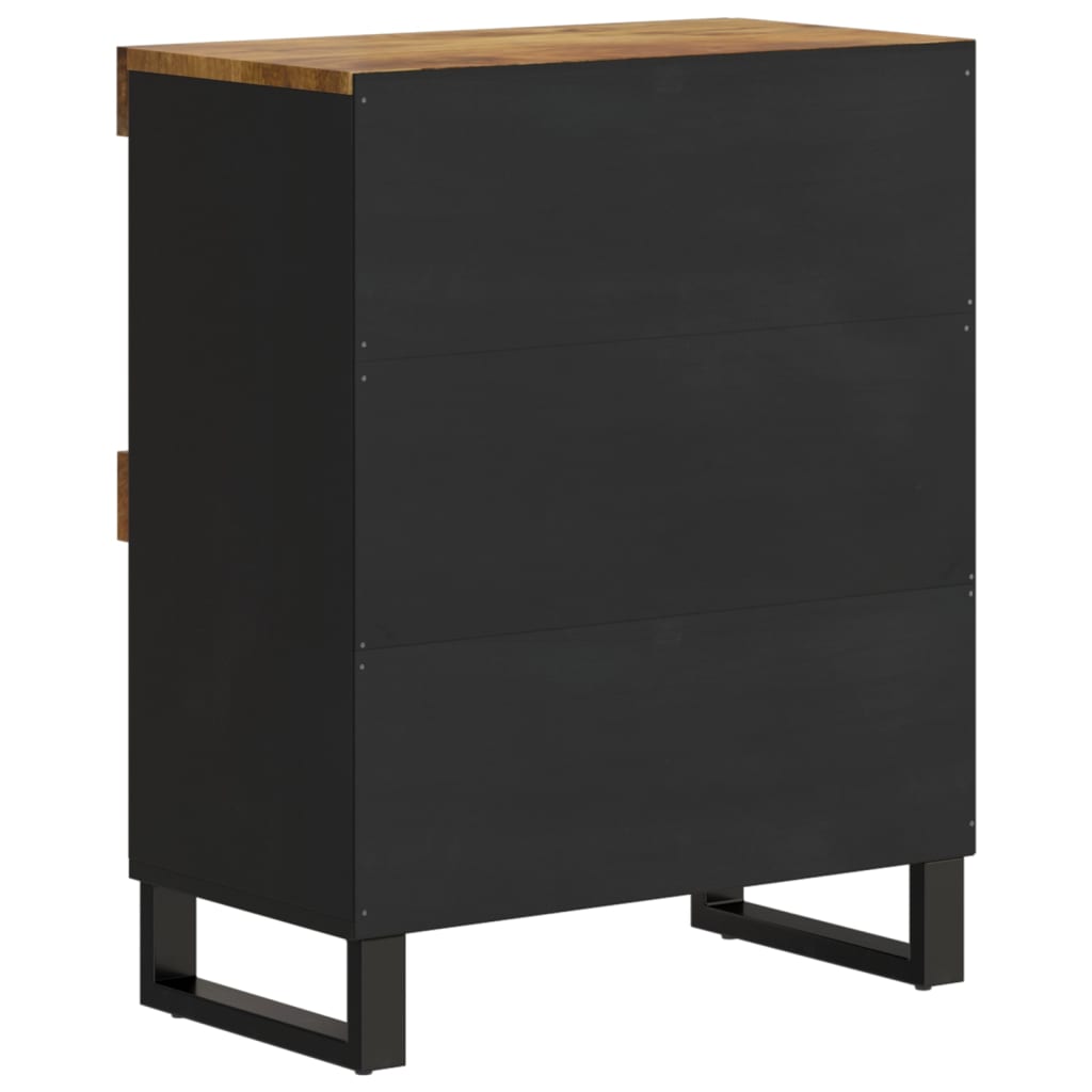 Credenza-Buffet-Armadio da cucina 60x33x75 cm in Legno Massello di Mango 463568