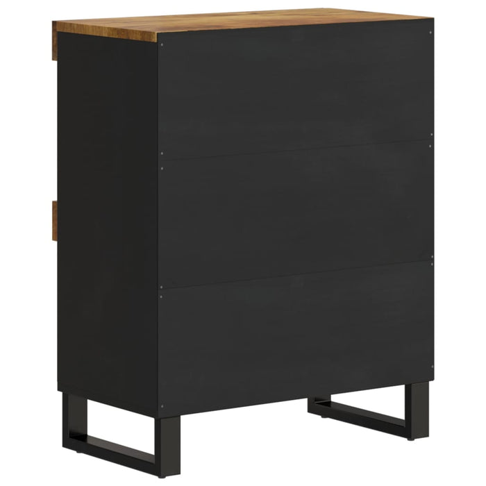 Credenza-Buffet-Armadio da cucina 60x33x75 cm in Legno Massello di Mango 463568