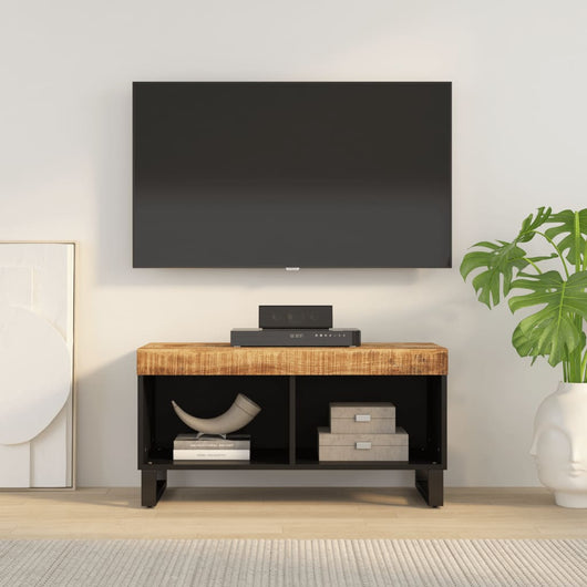 Mobile Porta TV-Mobile per TV-Credenza TV 85x33x43,5 cm in Legno Massello di Mango 422269