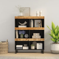 Credenza 85x33x107 cm in Legno Massello di Mangocod mxl 110245