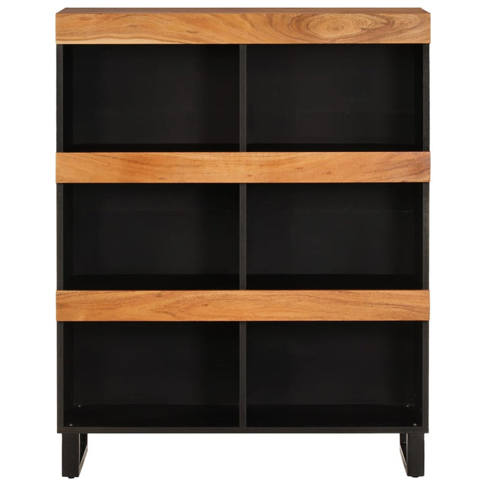 Credenza-Buffet-Armadio da cucina 85x33x107 cm in Legno Massello di Acacia