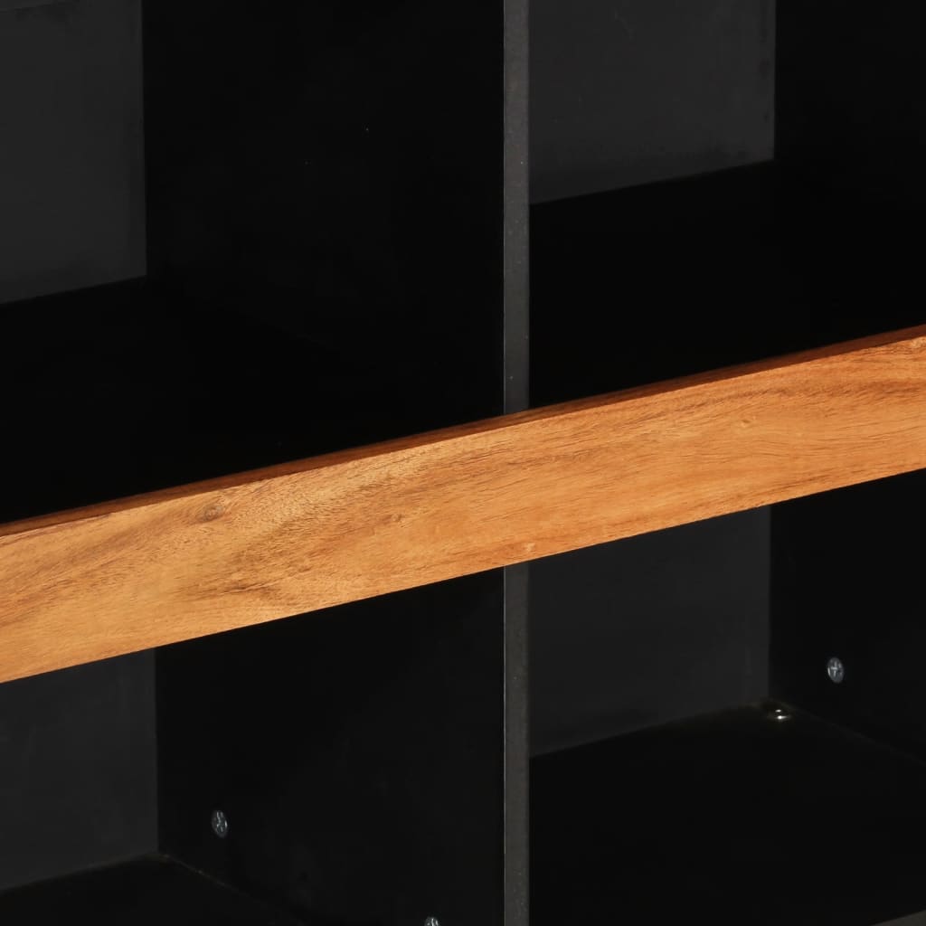 Credenza-Buffet-Armadio da cucina 85x33x107 cm in Legno Massello di Acacia