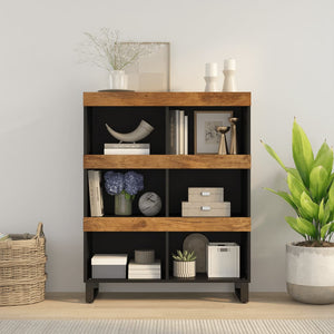 Credenza 85x33x107 cm in Legno Massello di Mangocod mxl 129725