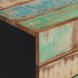 vidaXL Credenza con 3 Cassetti 40x33,5x75cm Legno Massello di Recupero