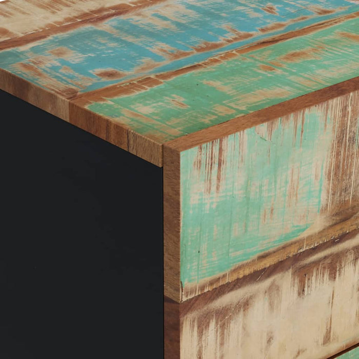 vidaXL Credenza con 3 Cassetti 40x33,5x75cm Legno Massello di Recupero