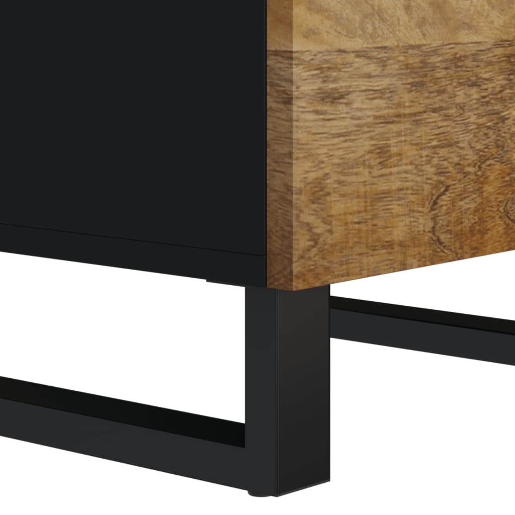 Credenza con 3 Cassetti 40x33,5x75 cm Legno Massello di Mango 352908