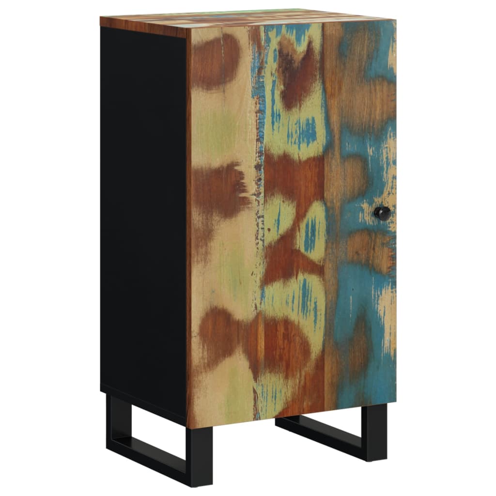 Credenza con Anta 40x31x75 cm in Legno Massello di Recupero 352911