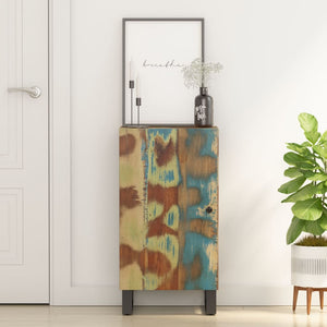 Credenza con Anta 40x31x75 cm in Legno Massello di Recupero 352911
