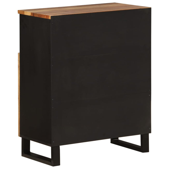 Credenza con 2 Ante 60x33x75 cm in Legno Massello di Acacia 352914