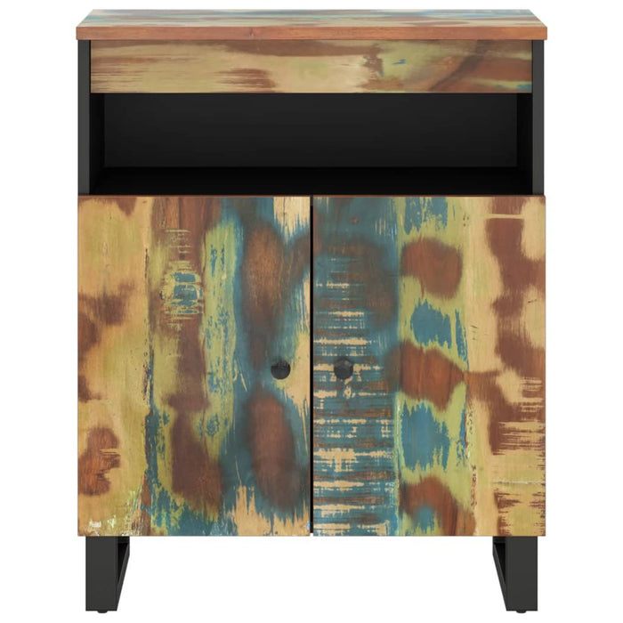 Credenza con 2 Ante 60x33x75 cm in Legno Massello di Recupero 352915