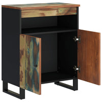 Credenza con 2 Ante 60x33x75 cm in Legno Massello di Recupero 352915