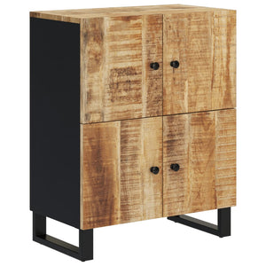 Credenza con 4 Ante 60x33x75 cm in Legno Massello di Mango 352917