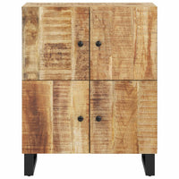 Credenza con 4 Ante 60x33x75 cm in Legno Massello di Mango 352917