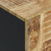 Credenza con 4 Ante 60x33x75 cm in Legno Massello di Mango 352917