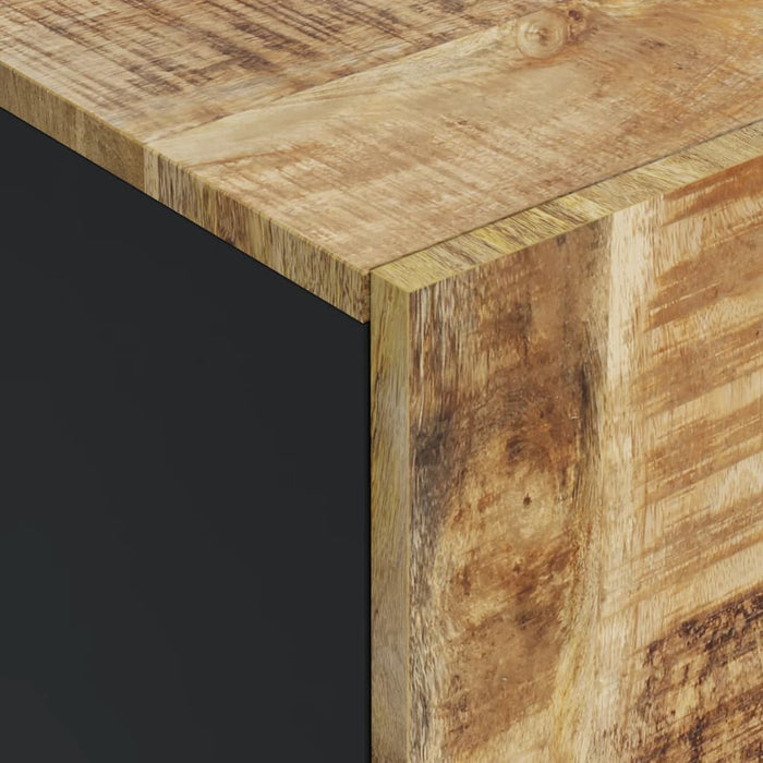 Credenza con 4 Ante 60x33x75 cm in Legno Massello di Mango 352917