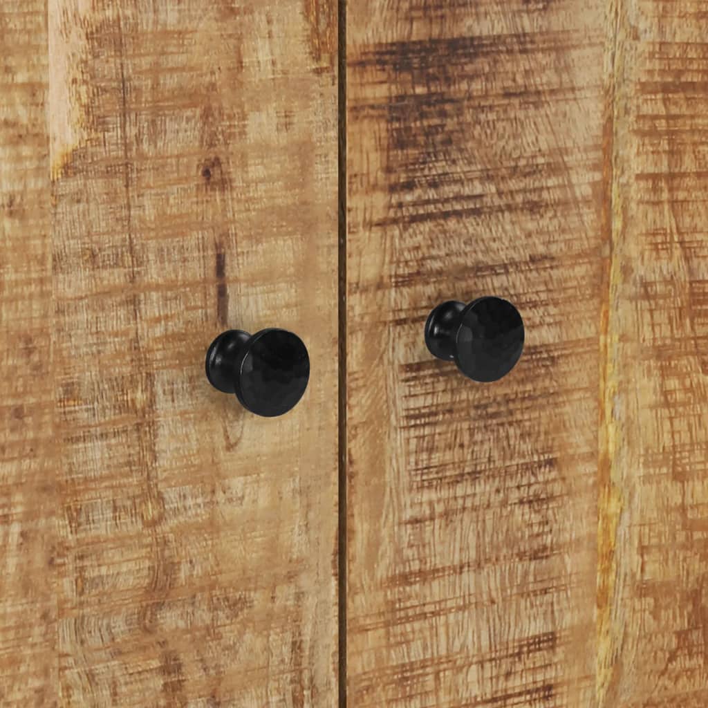 Credenza con 4 Ante 60x33x75 cm in Legno Massello di Mango 352917