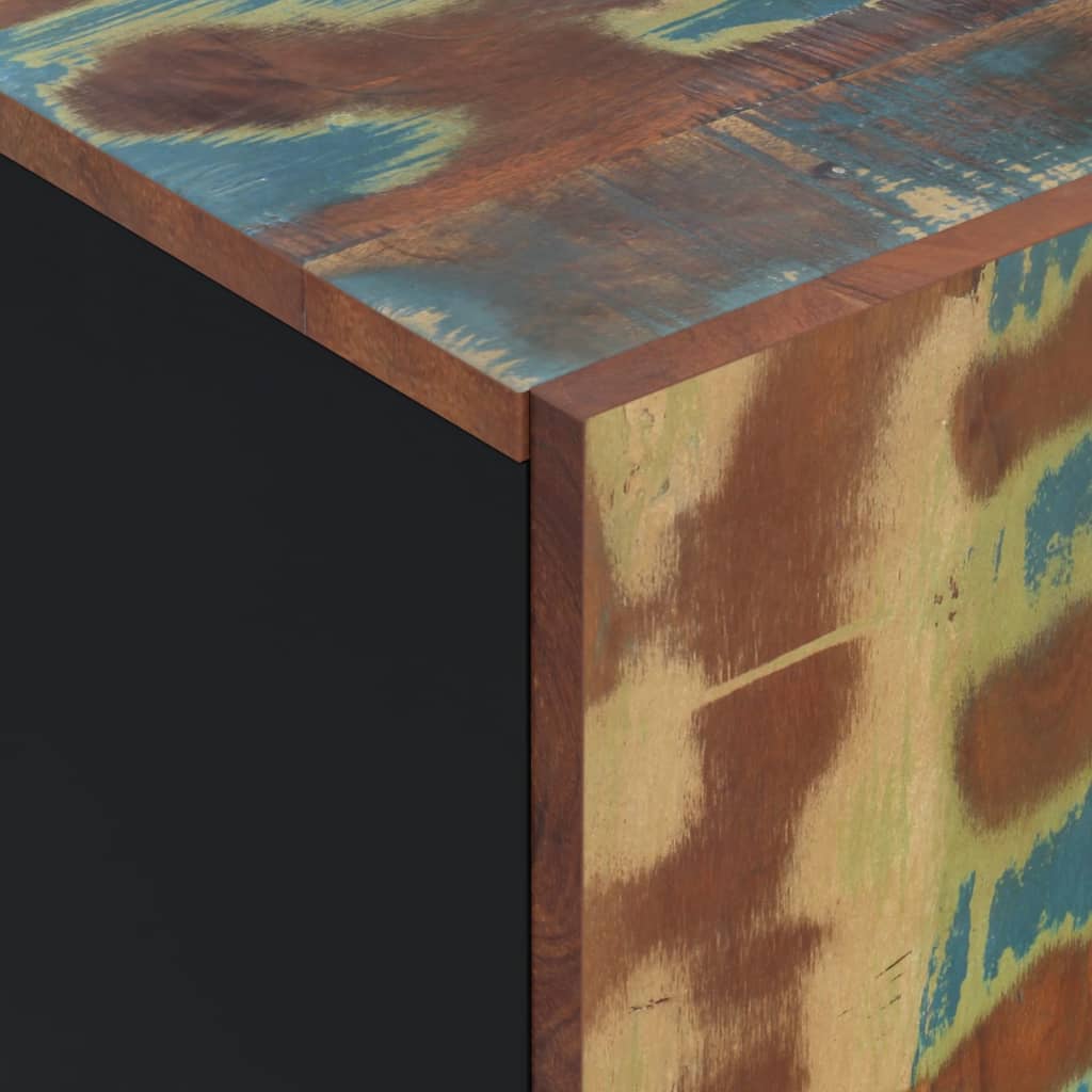 Credenza con 4 Ante 60x33x75 cm in Legno Massello di Recupero 352919