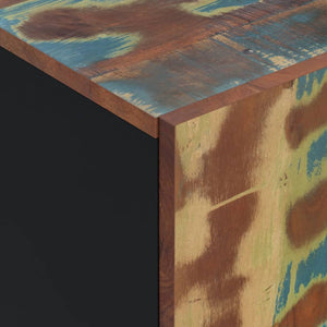 Credenza con 4 Ante 60x33x75 cm in Legno Massello di Recupero 352919