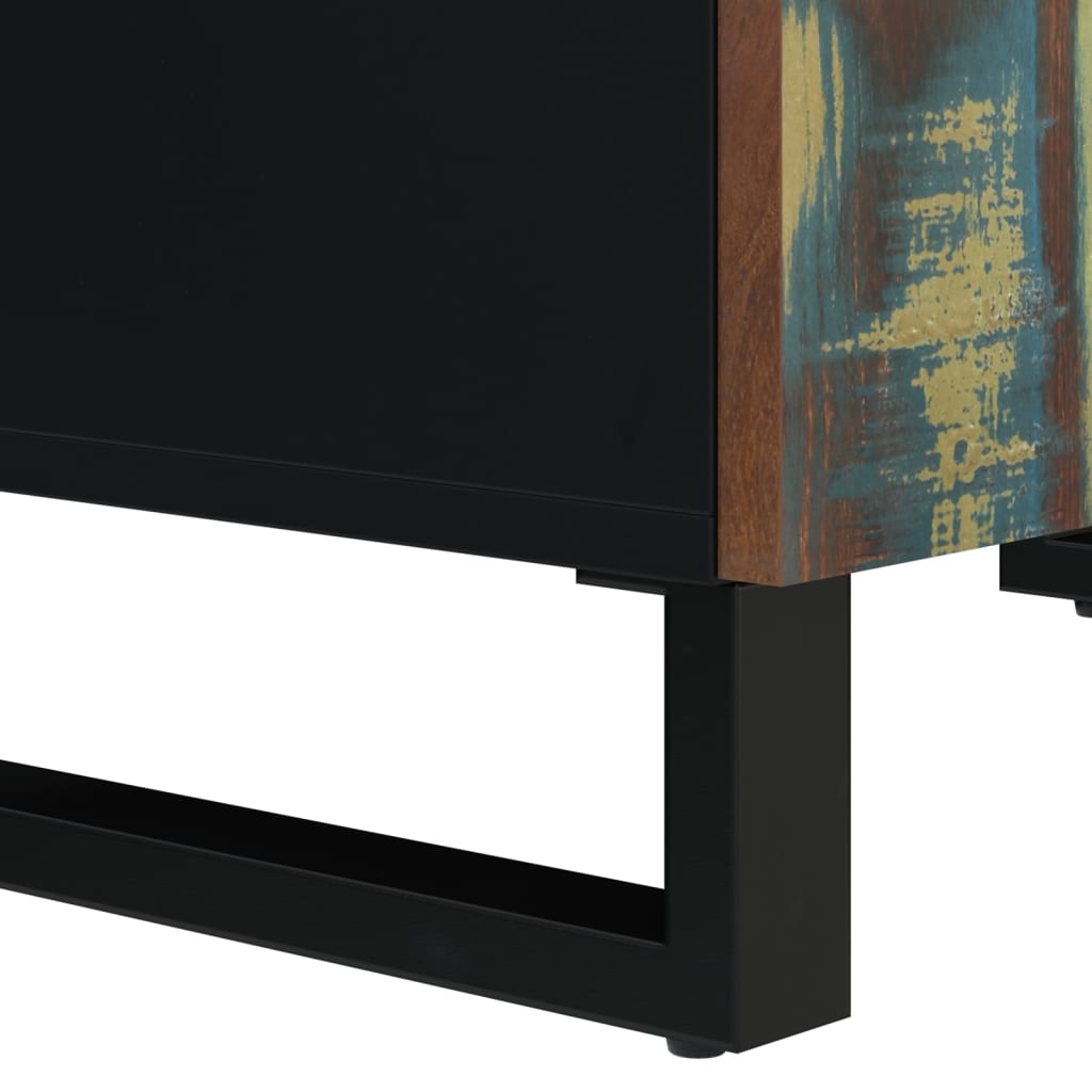 Credenza con 4 Ante 60x33x75 cm in Legno Massello di Recupero 352919