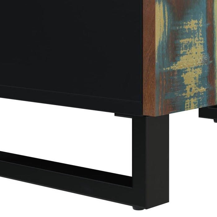 Credenza con 4 Ante 60x33x75 cm in Legno Massello di Recupero 352919